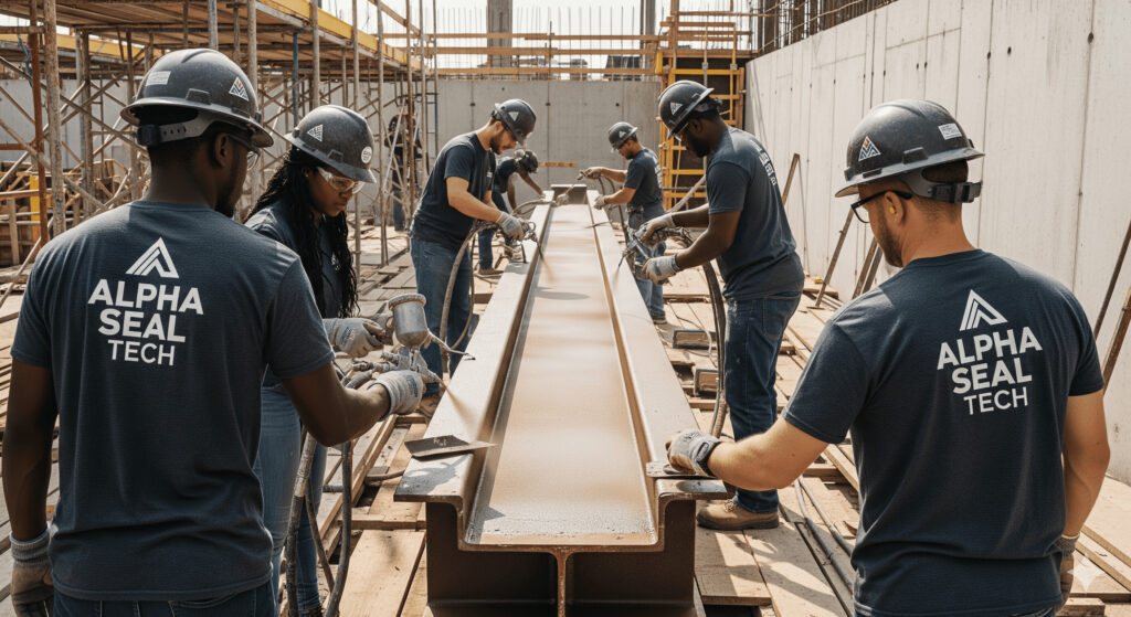 Anti-rust treatment for metal structures