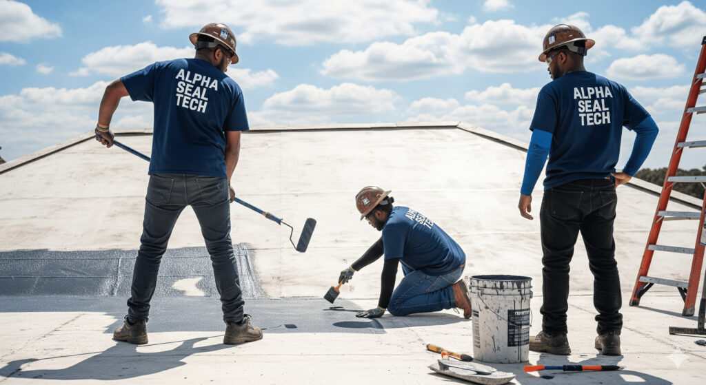 Roof painting and coatings