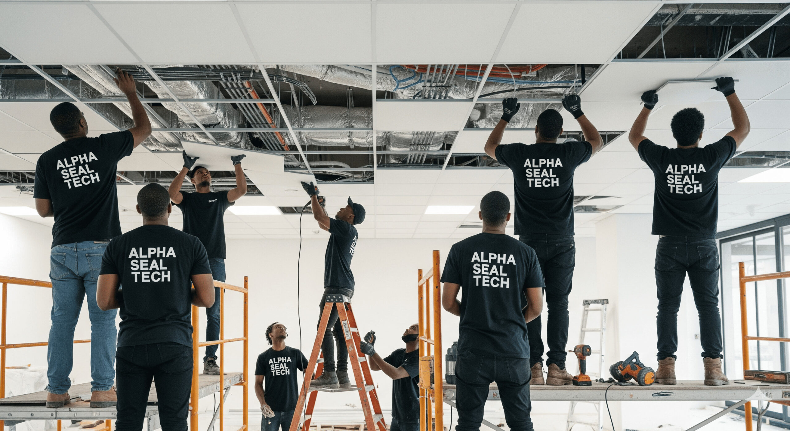 Ceiling repairs and installations