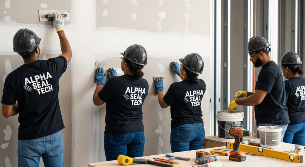 Wall repairs and finishing