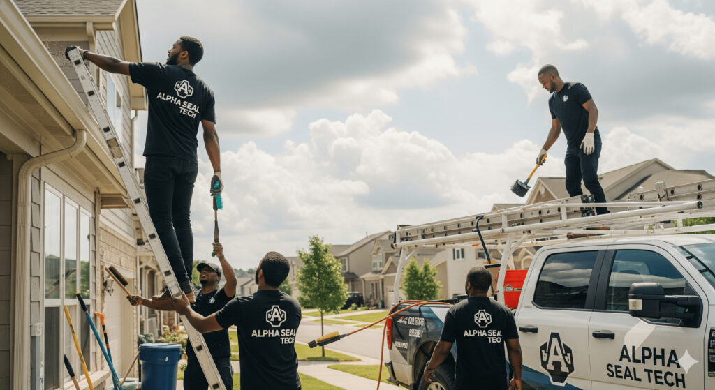 Gutter cleaning & maintenance